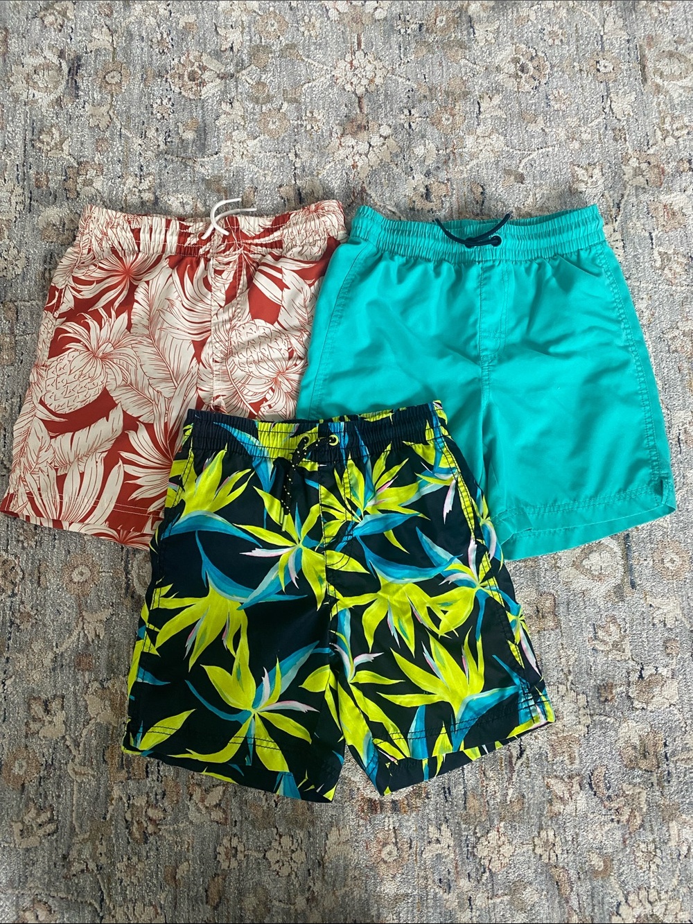 Boy’s Set of 3 Swim Shorts Size L (10-12)